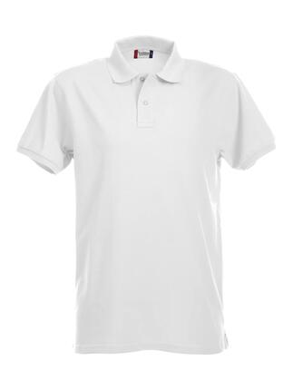 clique Stretch Premium Polo homme – polo extensible de qualité – white
