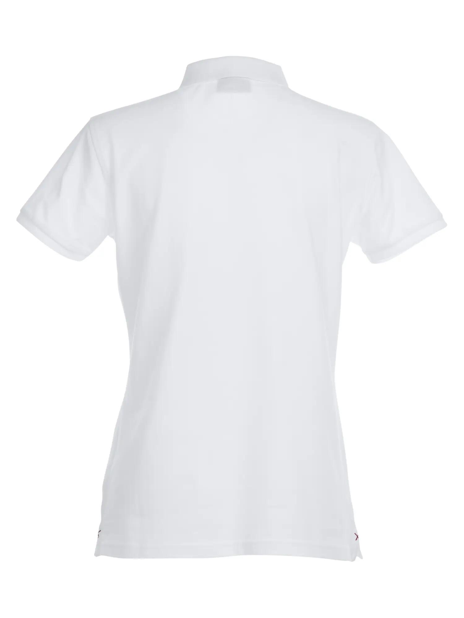 clique Stretch Premium Polo Damen – Baumwolle mit Stretch – white 2/4