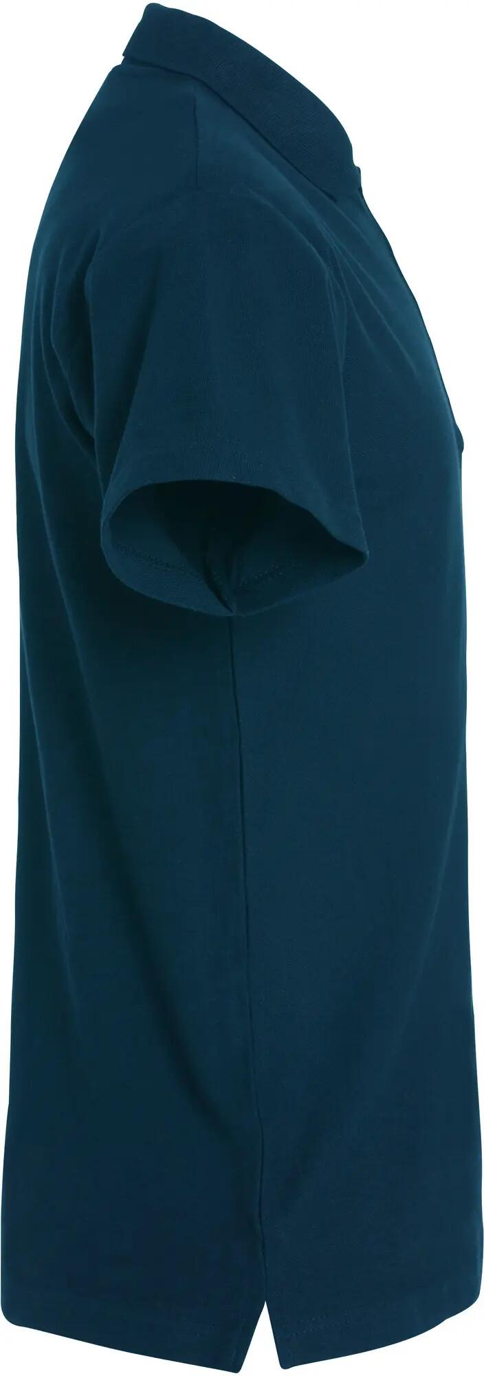 clique Basic Polo S/S Junior z 100% bawełny ring-spun – dark navy 4/4