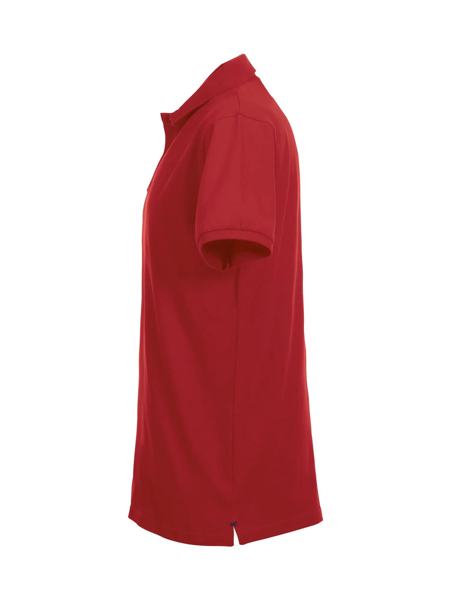 clique Stretch Premium Polo - hochwertiges Stretch-Poloshirt – red 3/4
