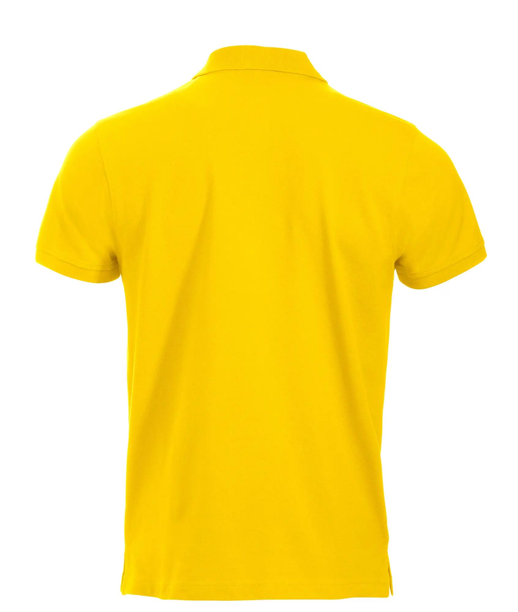 clique Classic Lincoln S/S polo homme en coton, coupe modernisée – lemon 2/4