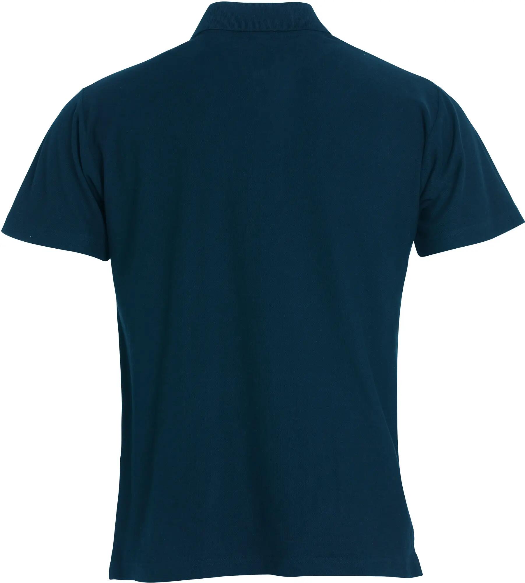 clique Basic Polo S/S Junior z 100% bawełny ring-spun – dark navy 2/4