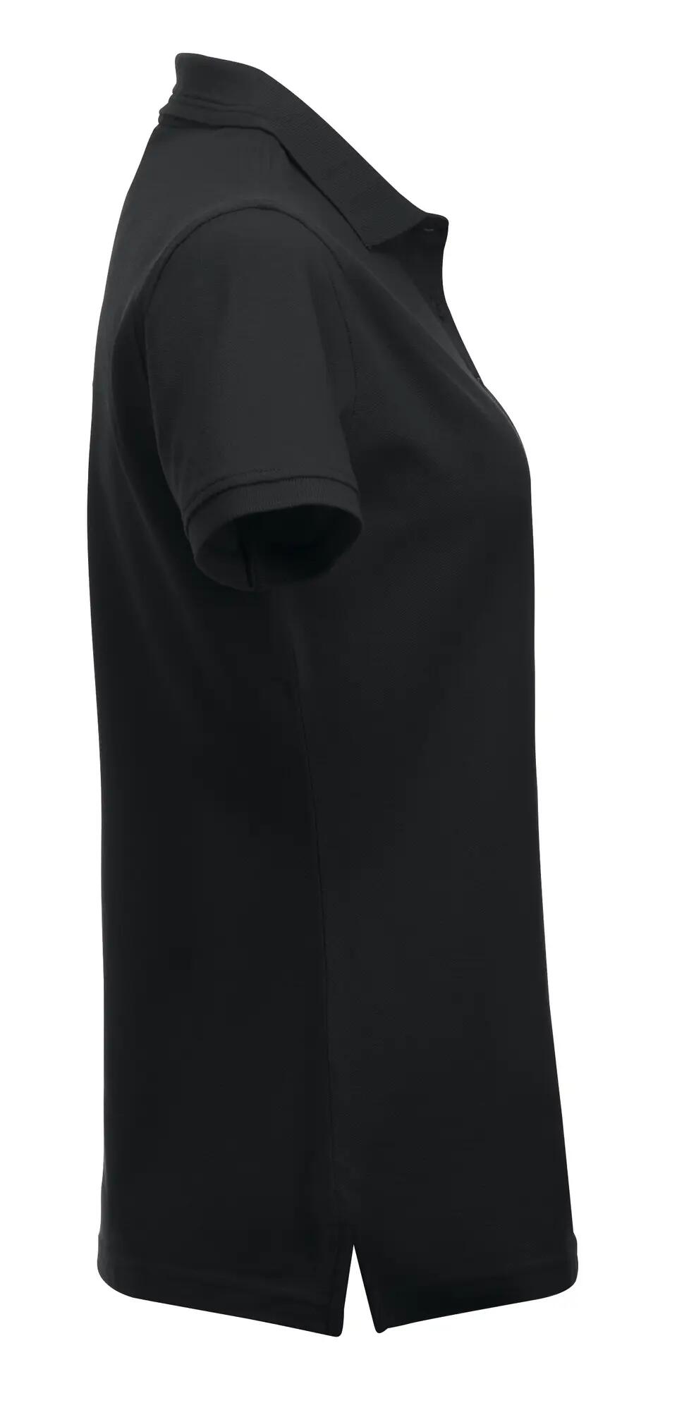 clique Polo Manhattan Women — ściągacz i paski jacquard – black 4/4