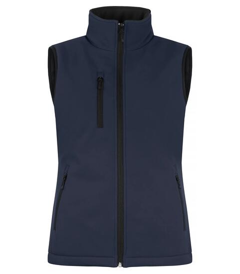 clique Padded Softshell Vest Women — pikowana kamizelka softshell Dark Navy