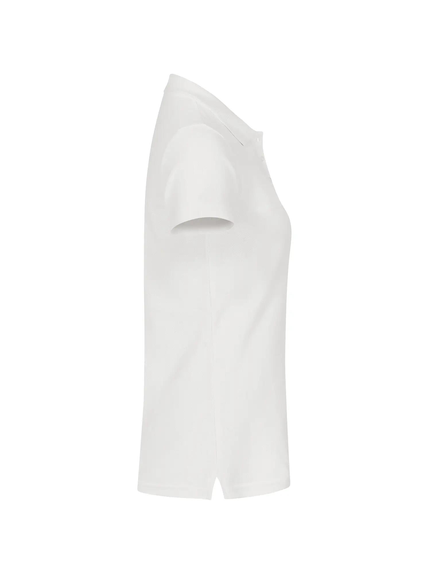clique Polo Básico Mulher em algodão, corte ajustado – Off White 4/5