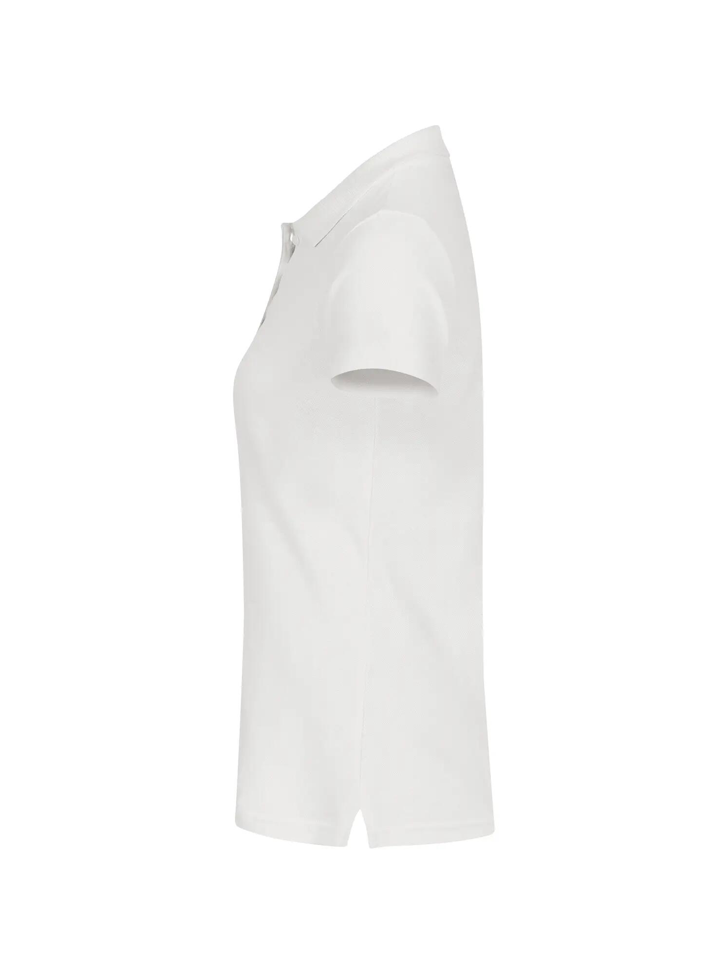 clique Polo Básico Mulher em algodão, corte ajustado – Off White 3/5