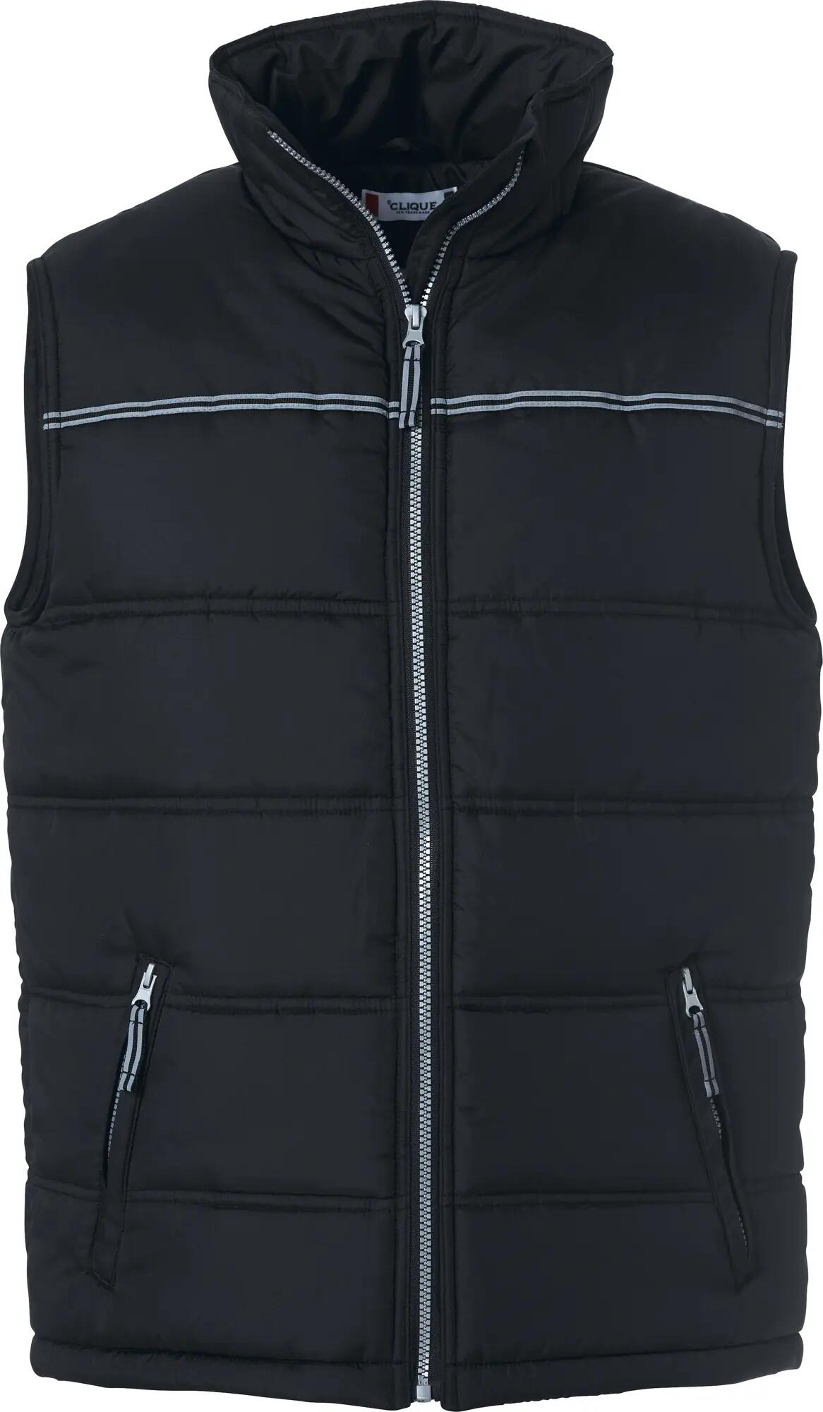 clique Weston pikowana kamizelka z odblaskami – black 1/4