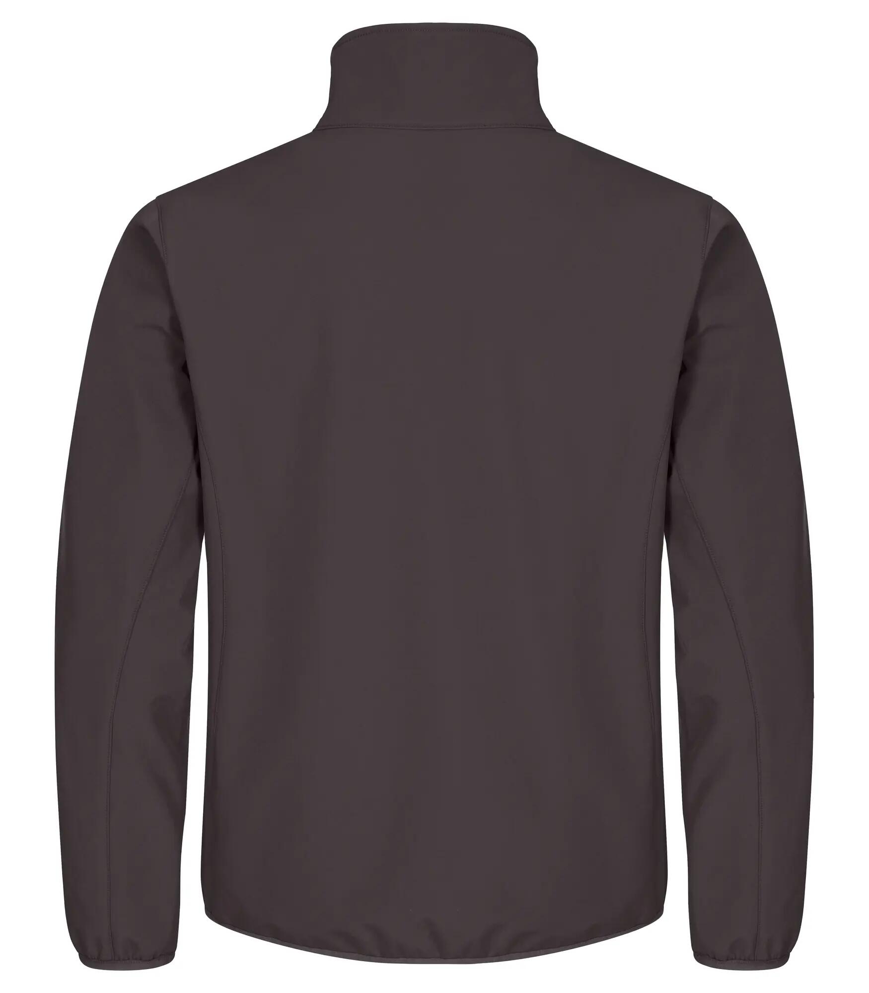 clique Classic Softshell Jacket – 96% gerecycled polyester, 3-laags – Dark grey 2/4