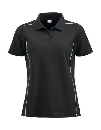 clique New Alpena dames polo 100% katoen zwart – black