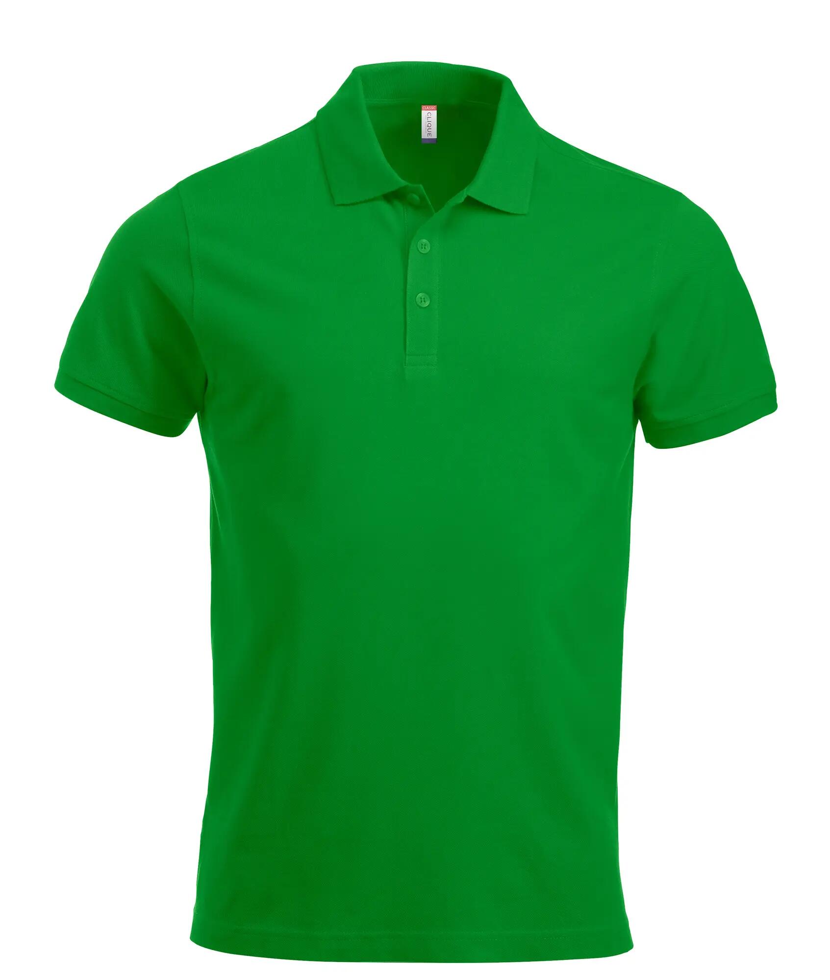 clique Classic Lincoln S/S polo heren moderne pasvorm – apple green 1/4