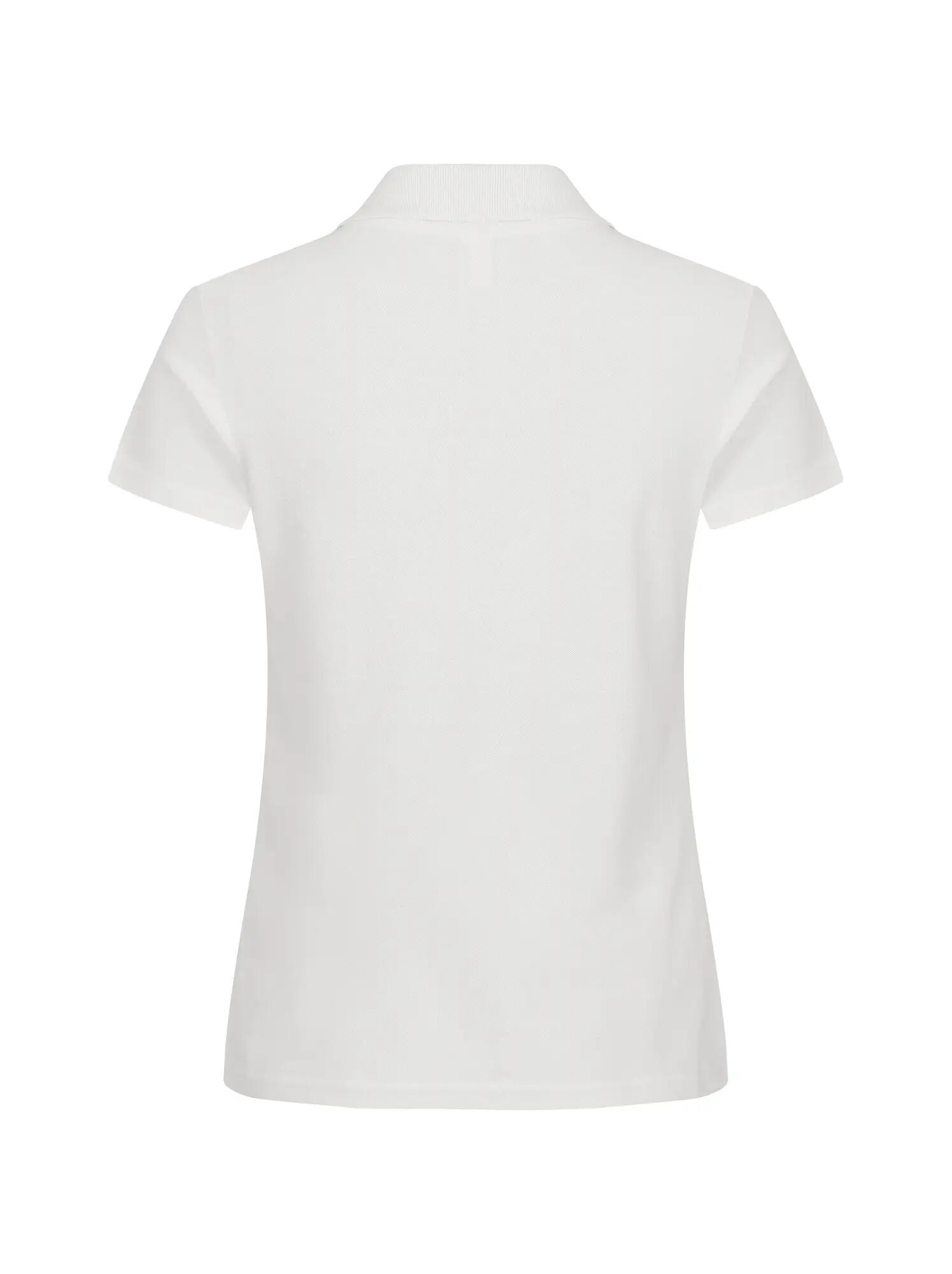 clique Polo Básico Mulher em algodão, corte ajustado – Off White 2/5