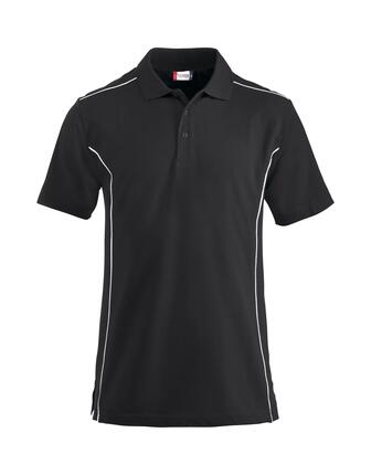 clique Polo New Conway en coton 100% noir, grand format (4XL) – black