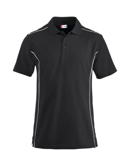 clique Polo New Conway en coton 100% noir, grand format (4XL) – black