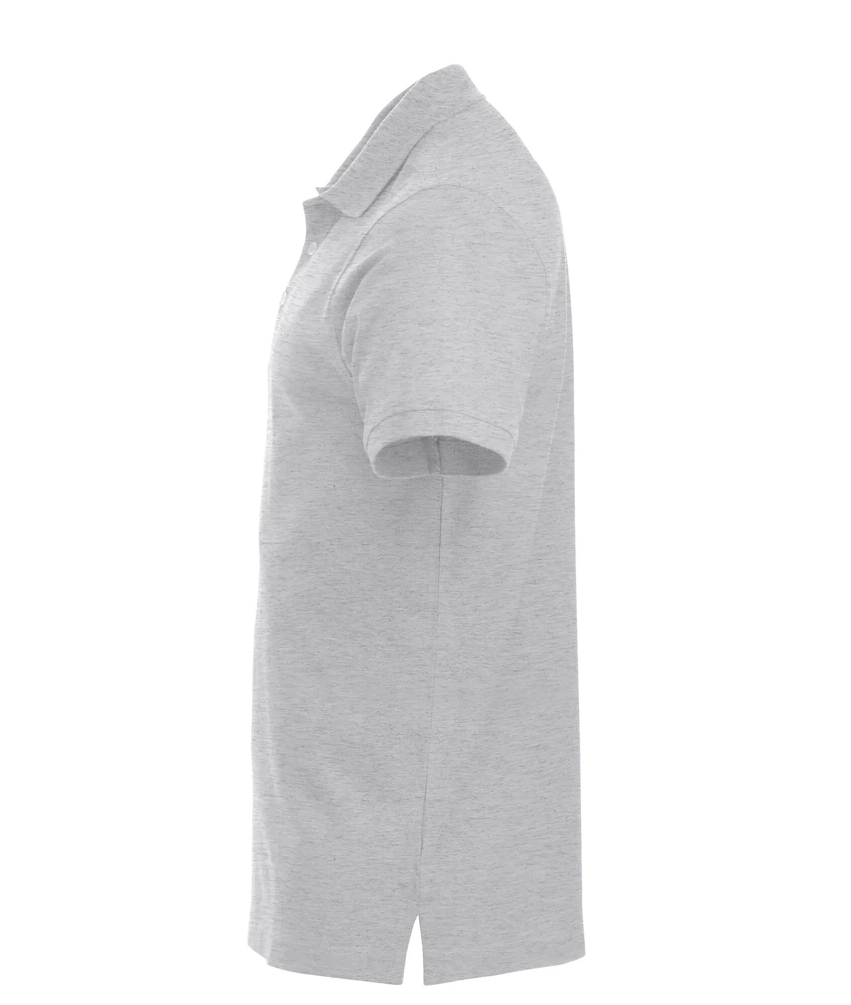 clique Classic Lincoln S/S Polo in modernem Schnitt aus Baumwolle – ash 3/4