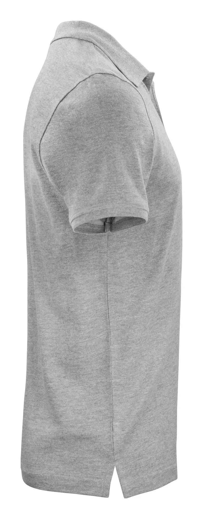 clique Classic OC Polo em 100% algodão orgânico – corte clássico – grey melange 4/4