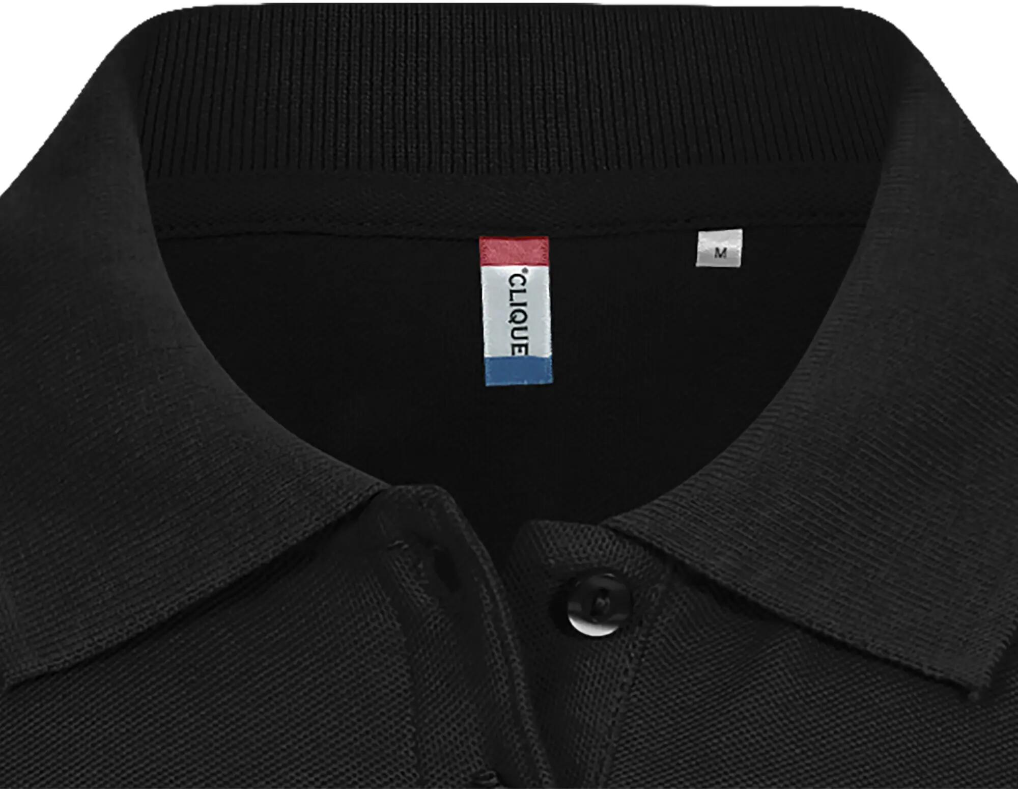 clique Basic Polo Women em algodão - corte mulher – Black 3/5
