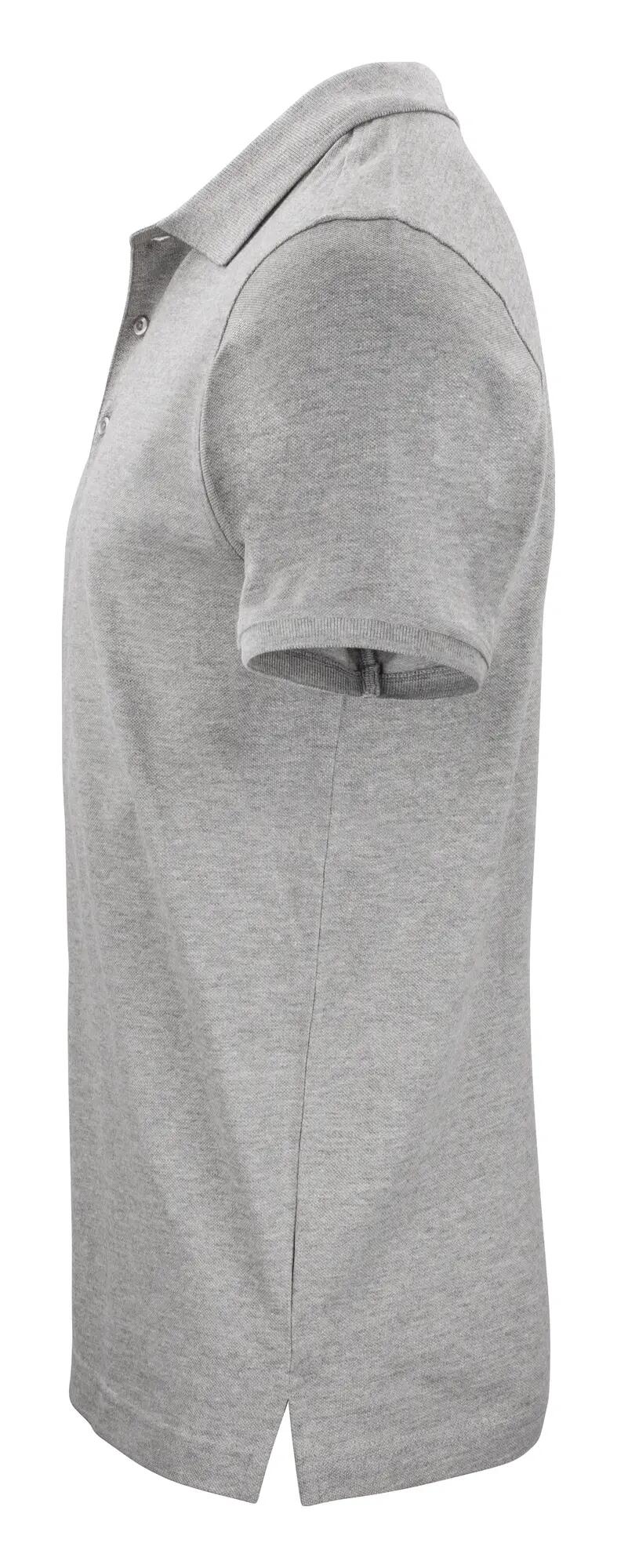 clique Classic OC Polo em 100% algodão orgânico – corte clássico – grey melange 3/4