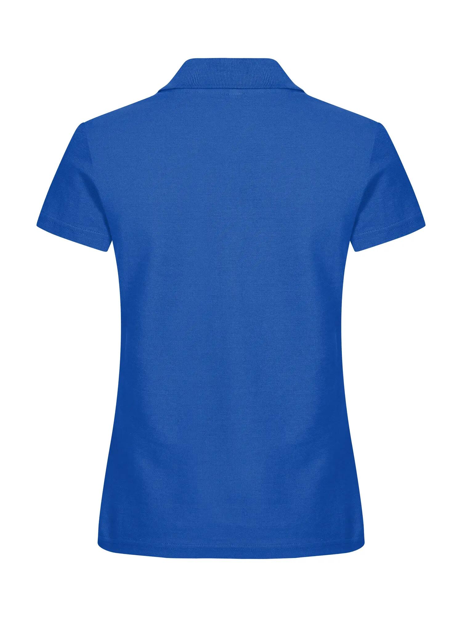 clique Basic Polo Damen aus Baumwolle – bequeme Passform – Royal Blue 3/5