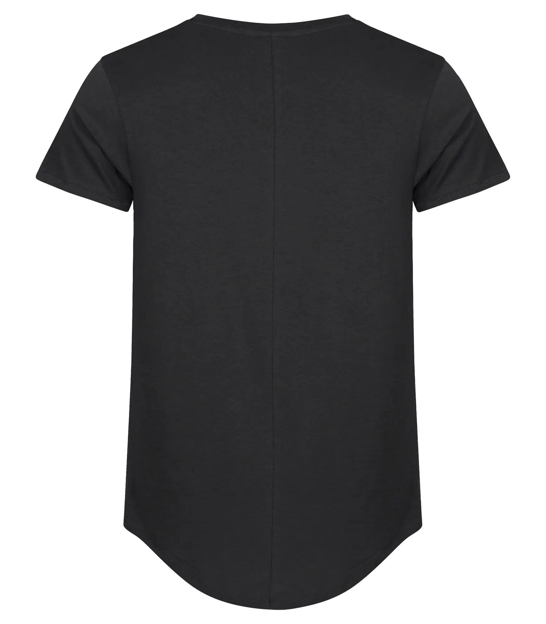 clique T-shirt masculino Brooklyn 100% algodão, corte longo e descontraído – 2/4