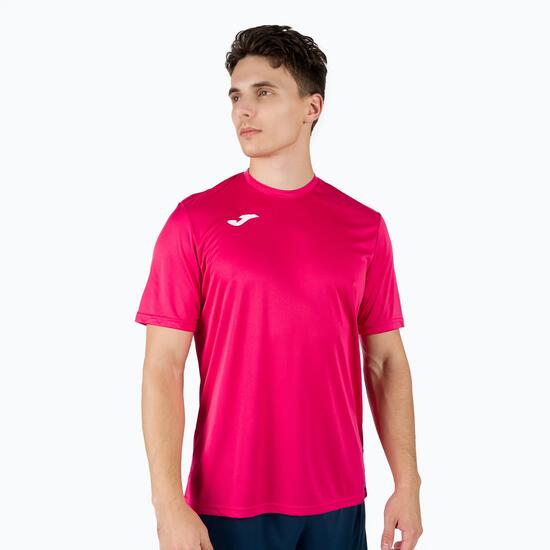 Camiseta Manga Corta Fútbol Hombre Joma Combi Rojo