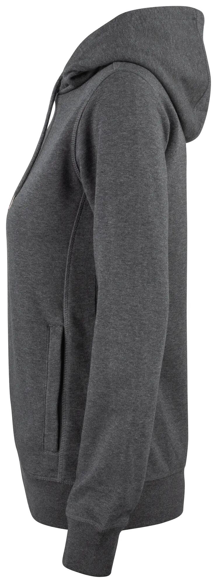 clique Premium OC Hoody Women aus Bio-Baumwolle und Recycelpolyester – 3/4