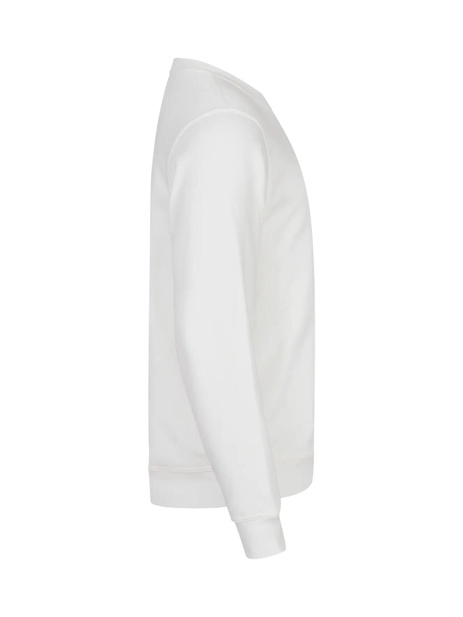 clique Basic Roundneck unisex-sweater, wit – white 2/4