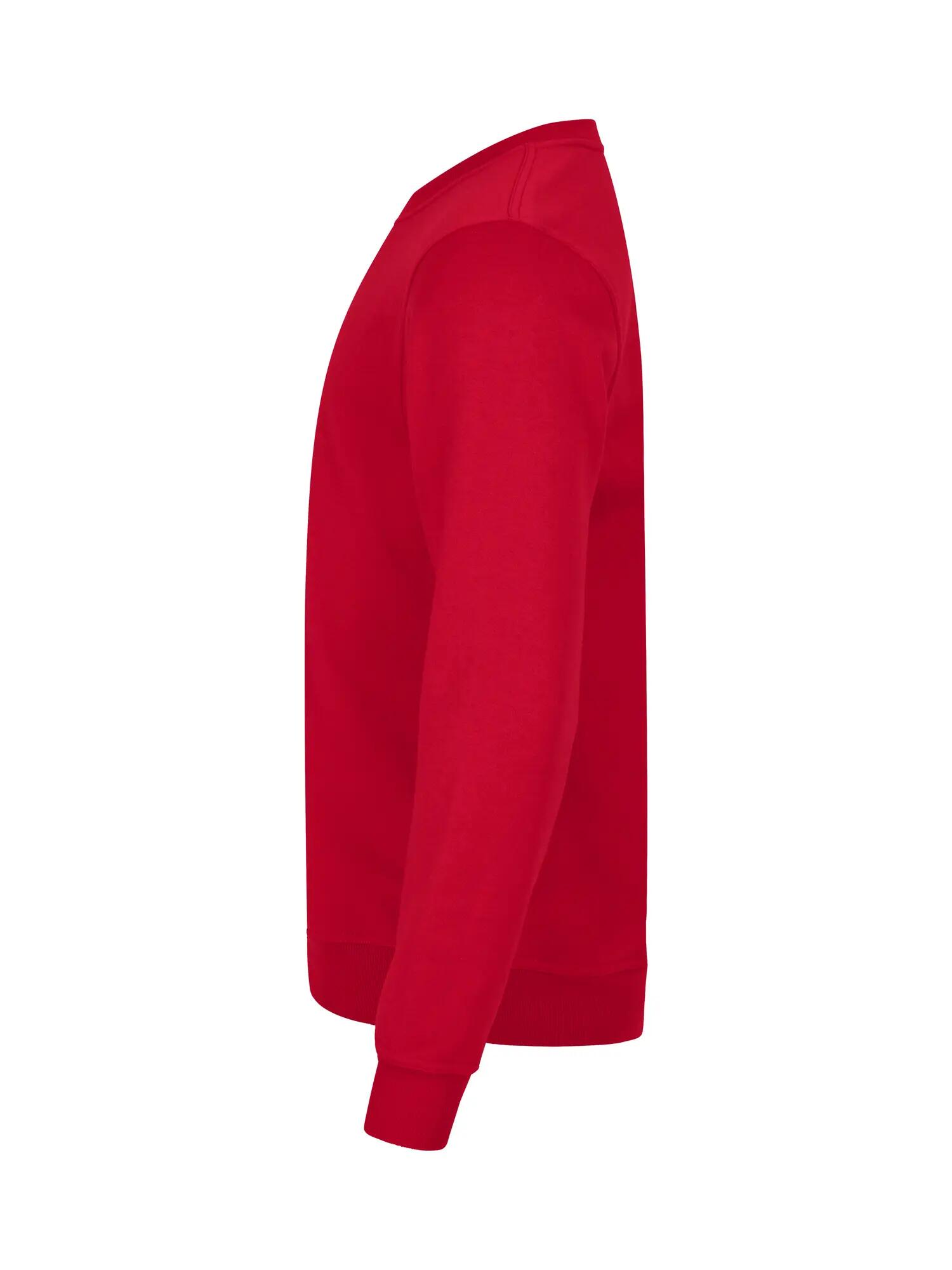 clique Basic Roundneck sweat unisexo com acabamento anti-pilling – red 2/4