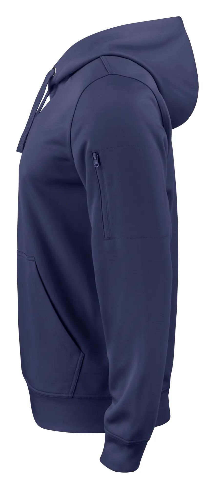 clique Basic Active Hoody – dark navy 3/4
