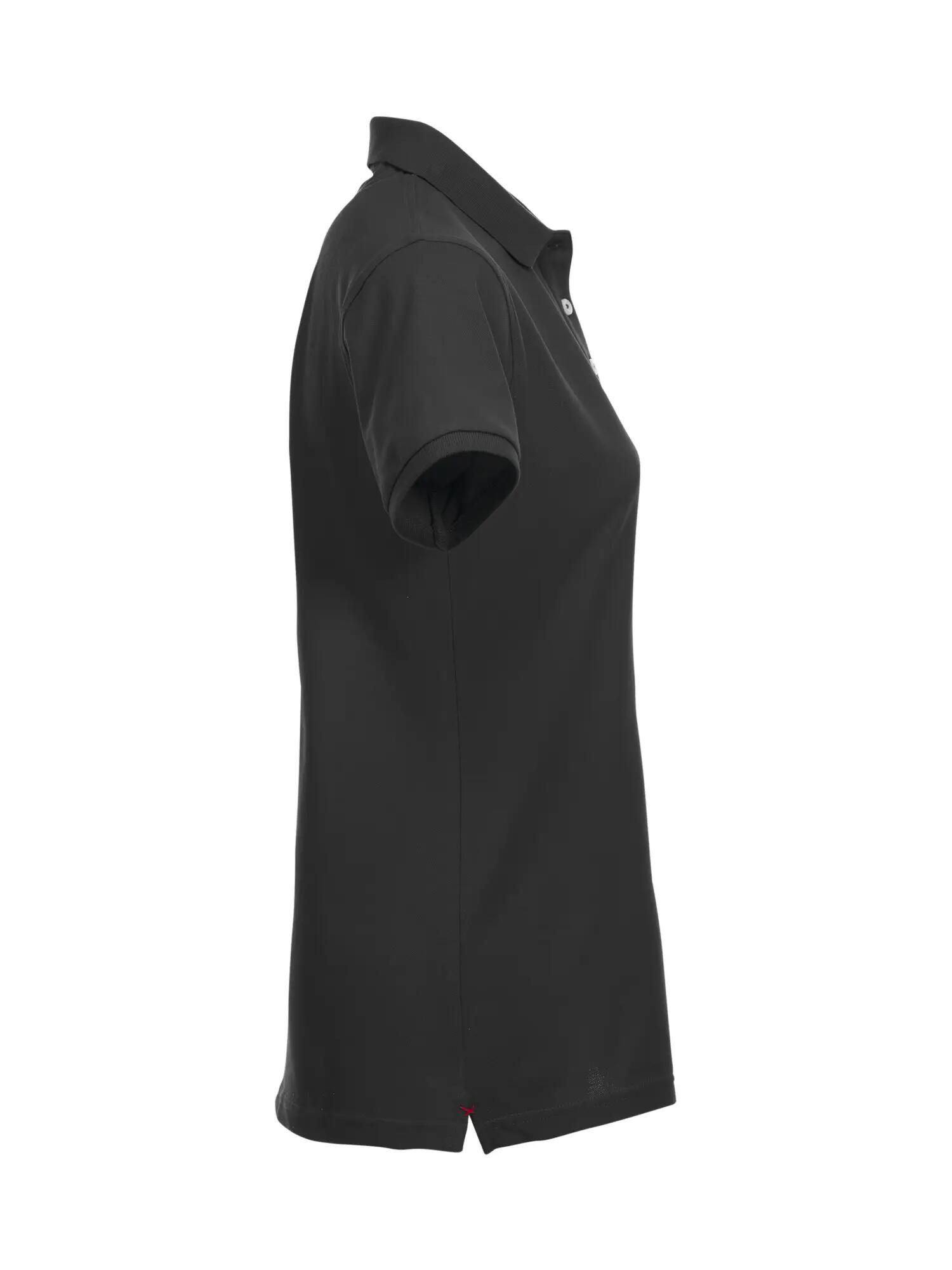 clique Stretch Premium Polo Women — hoogwaardig stretch polo – black 4/4