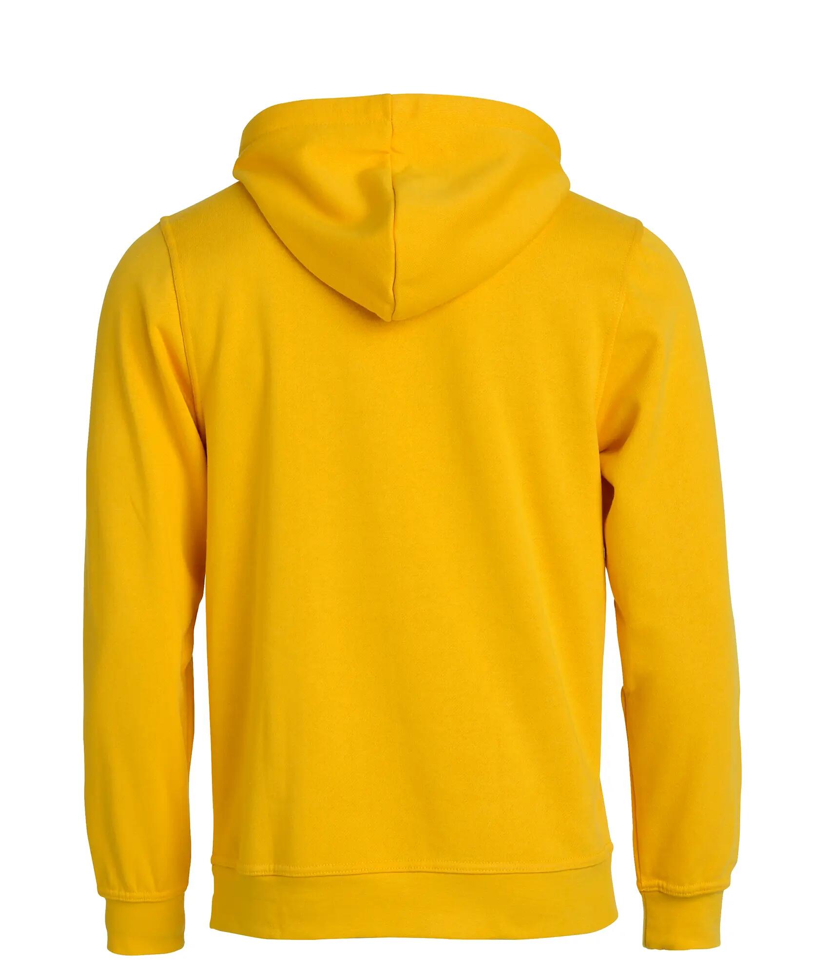 clique Basic Hoody sweatshirt com capuz unissexo lemon 2/4