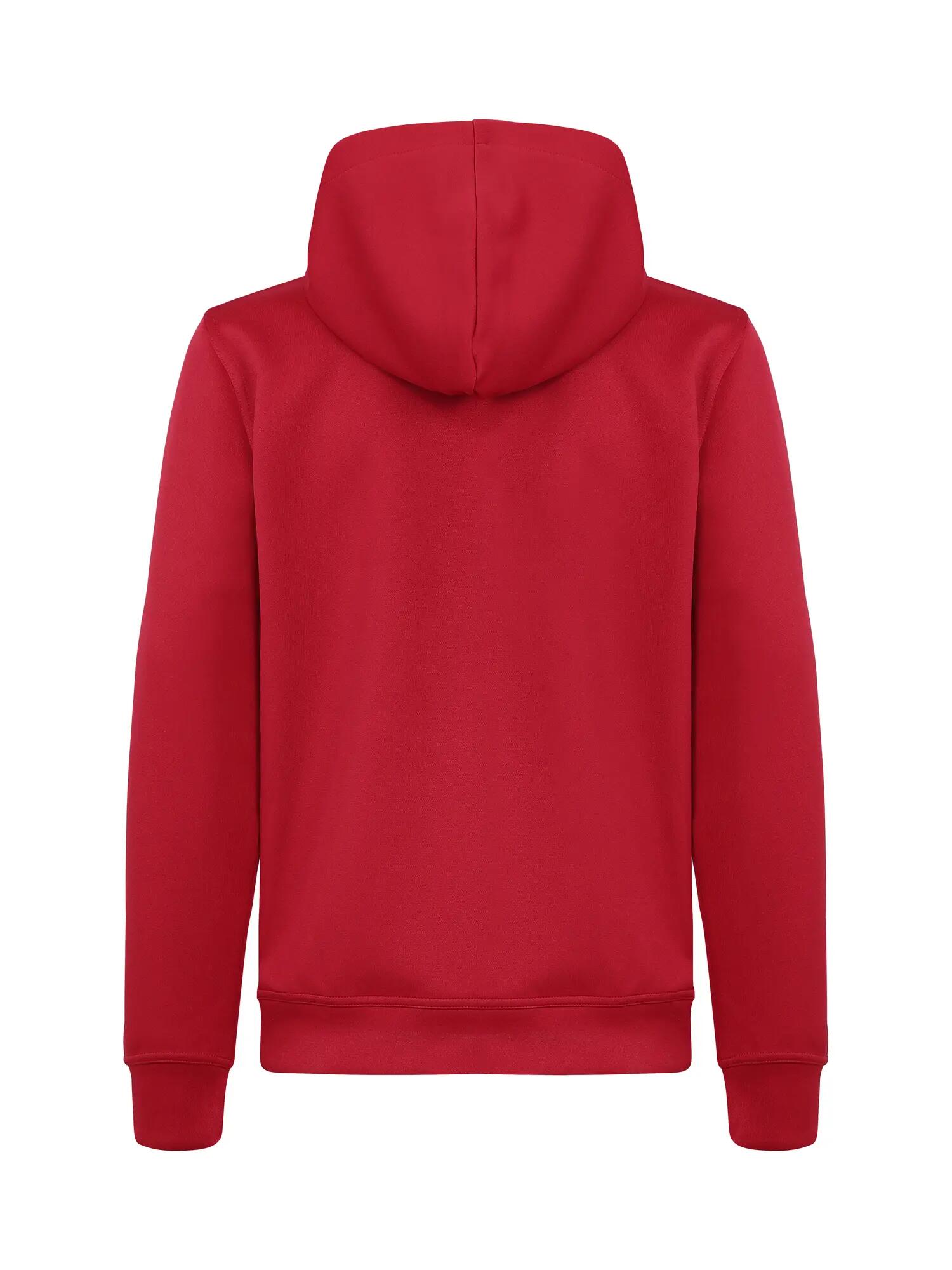 clique Miami Hoody Junior aus Baumwolle und recyceltem Polyester – Red 4/4