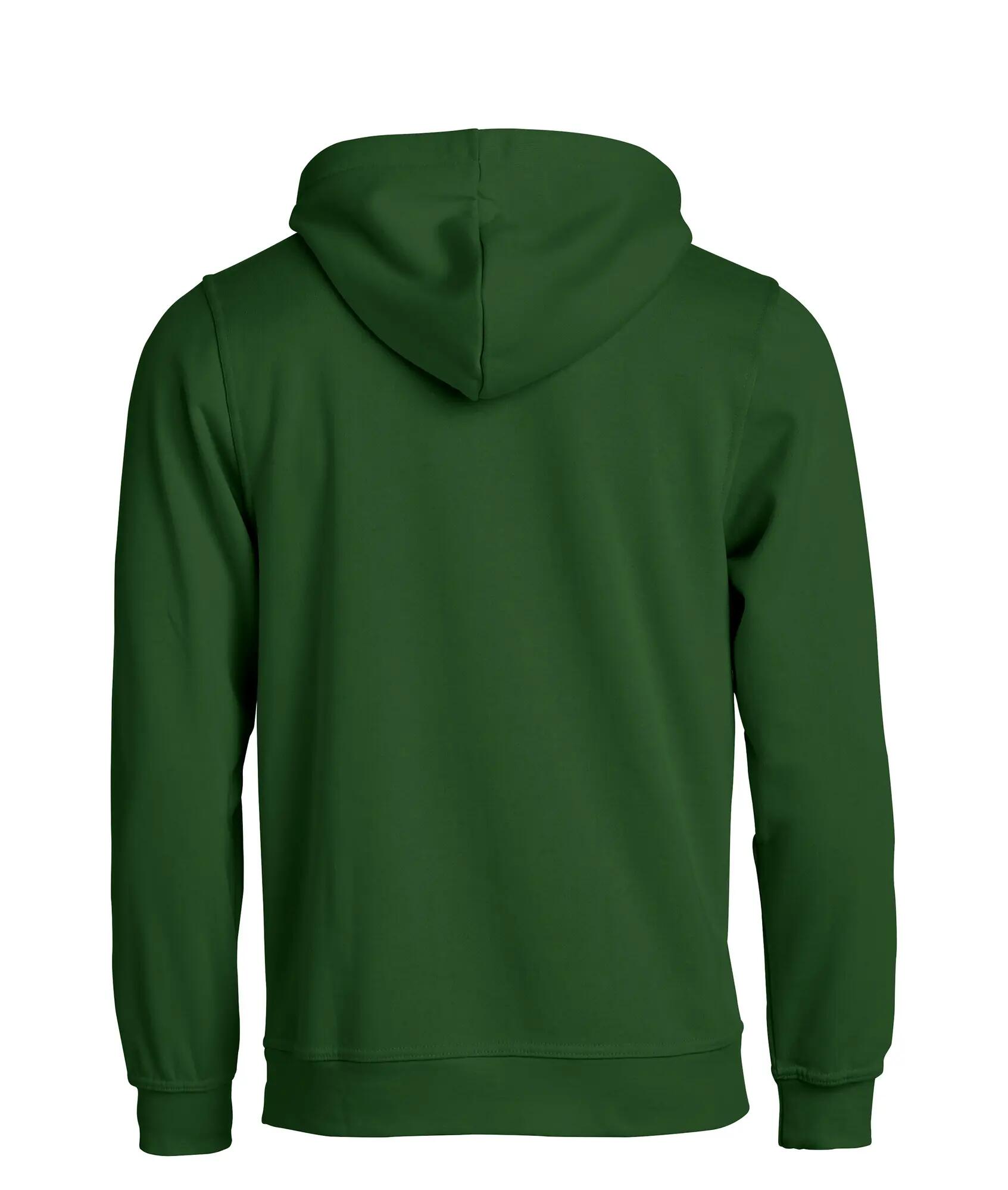 clique Basic Hoody sweat com capuz unissexo – bottle green 2/4