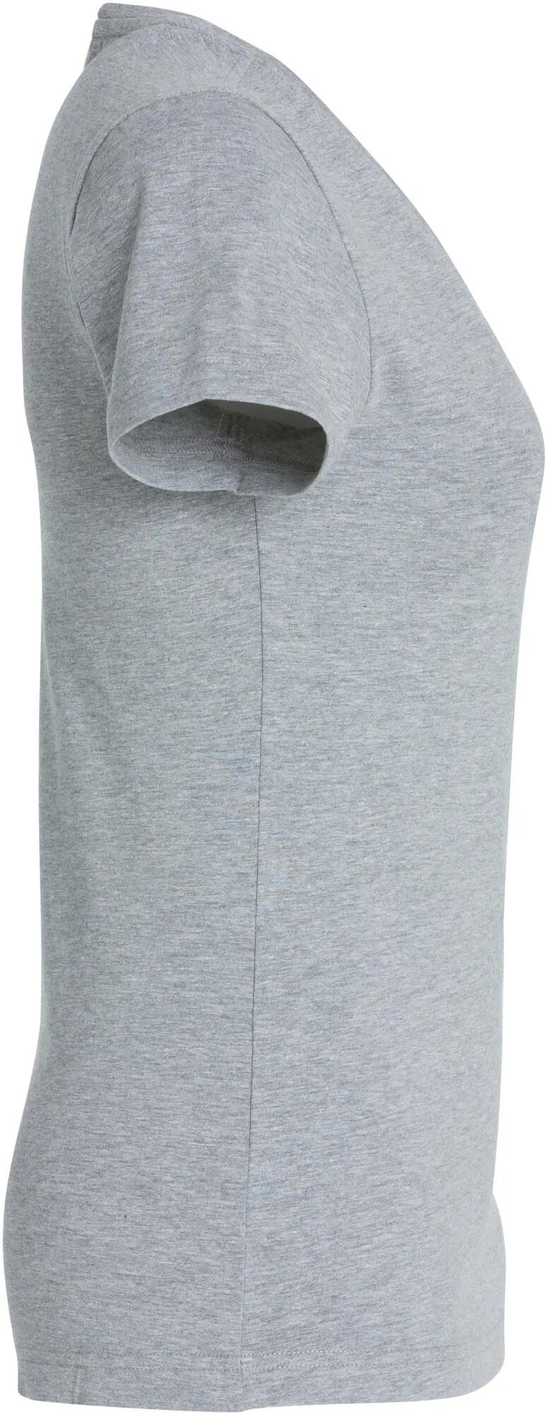 clique Stretch Premium Polo Women em algodão elástico – grey melange 4/4