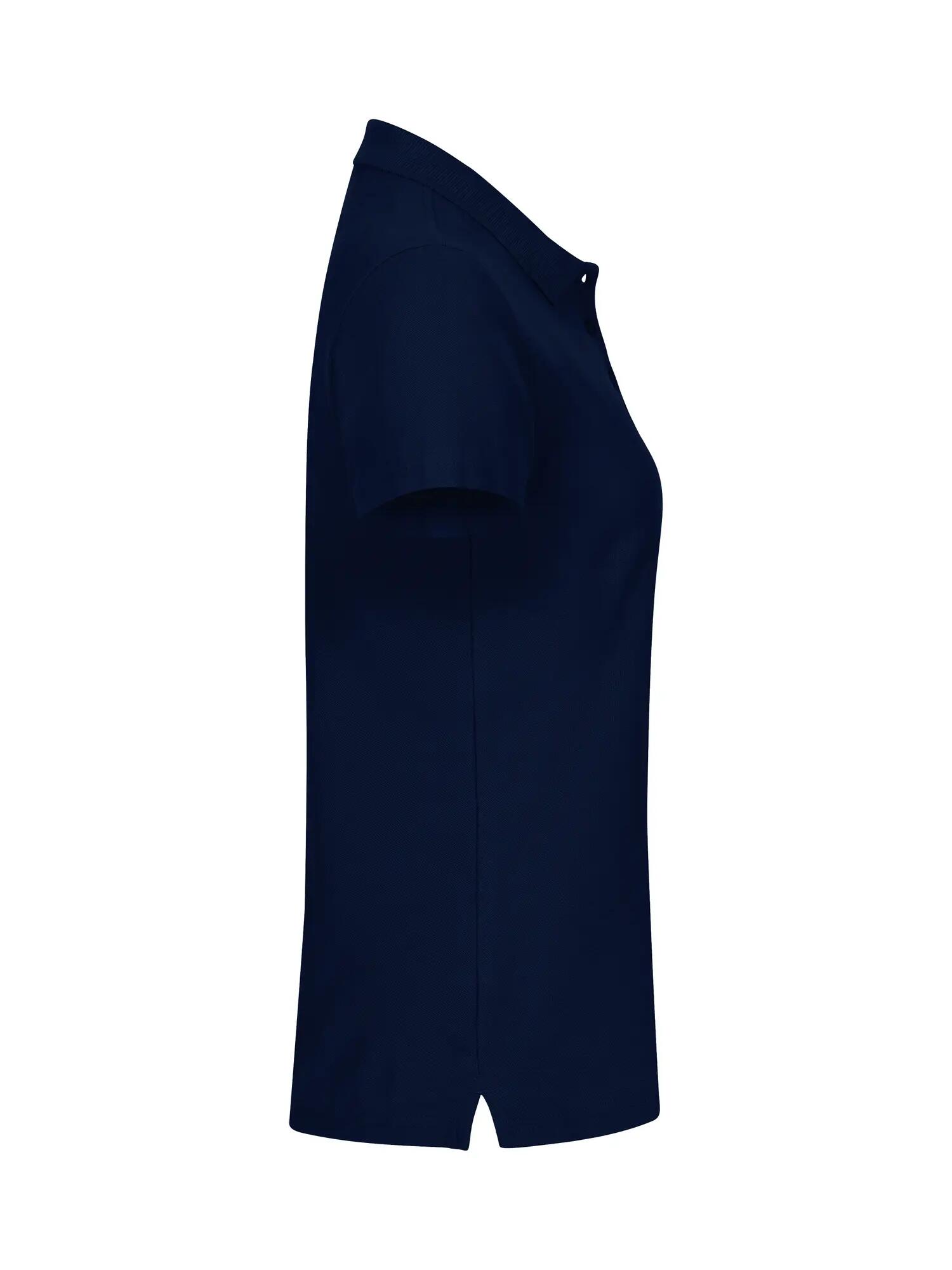 clique Basic Polo Mulher – Dark Navy, 100% algodão, corte feminino 5/5