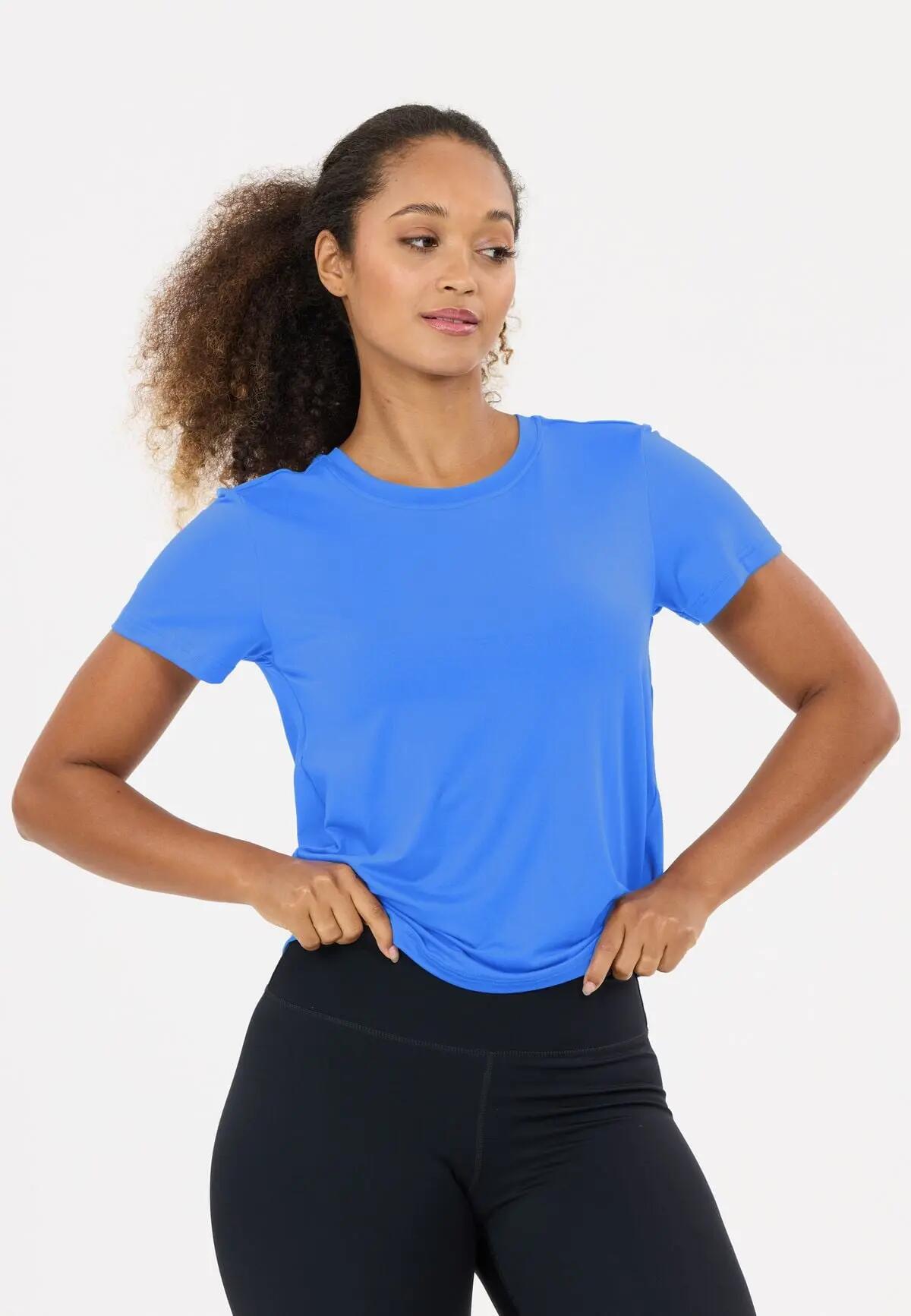 athlecia T-shirt Pacy V3 W SS Tee en polyester recyclé – 2279 Palace Blue 1/7