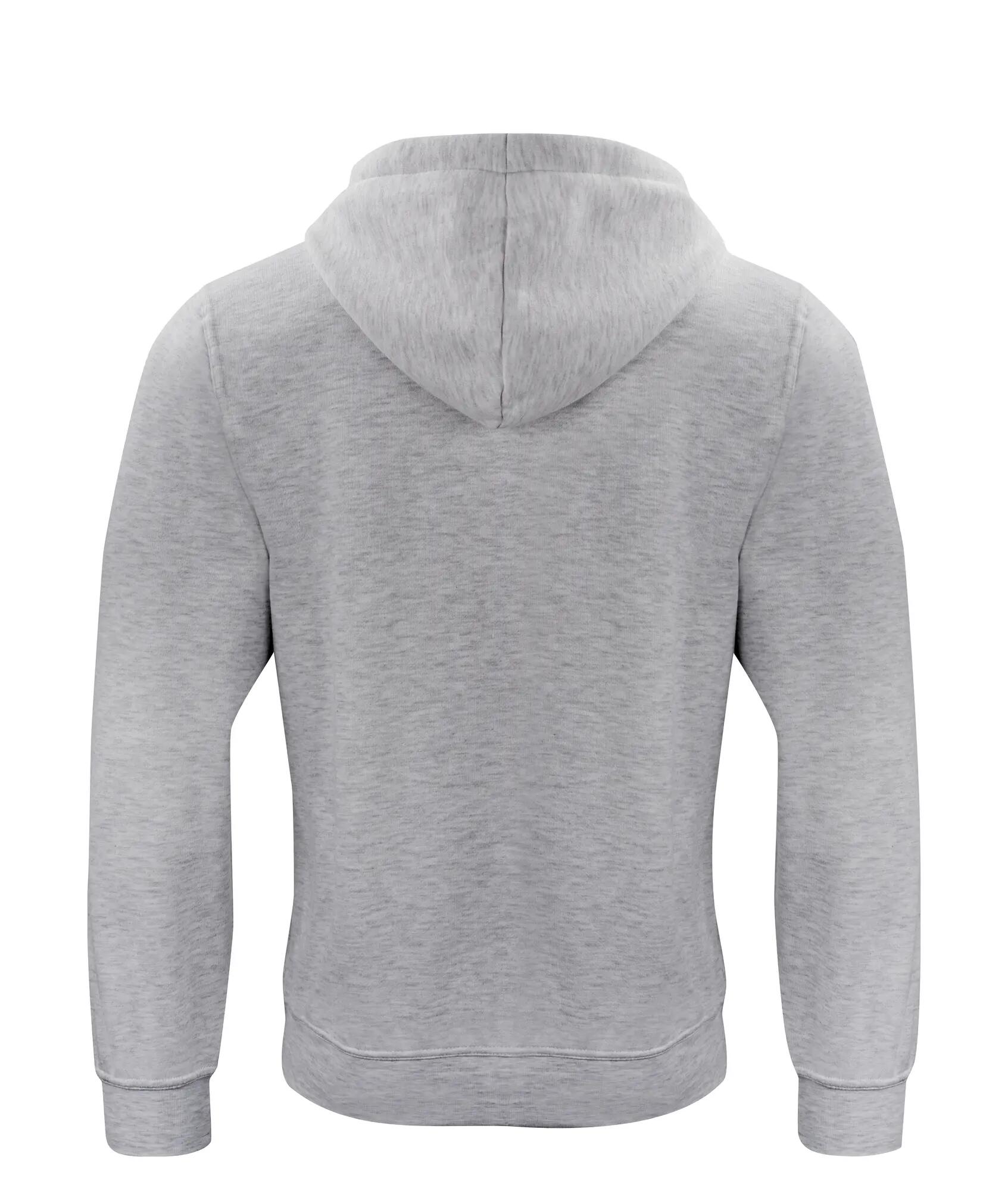 clique Basic Hoody sweatshirt com capuz unissexo cinza mesclado – grey melange 2/4