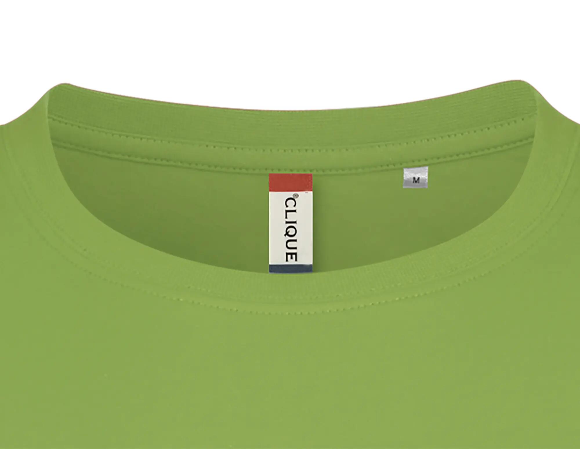 clique Basic-T Heren T-shirt iets aansluitende pasvorm – light green 5/5