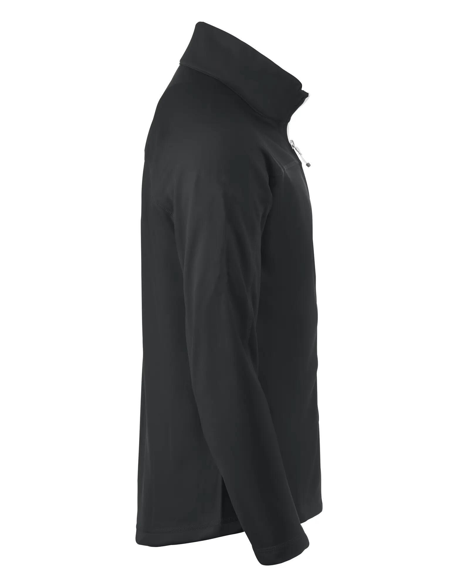 clique Ducan casaco unisexo com fecho, interior escovado – black 4/4