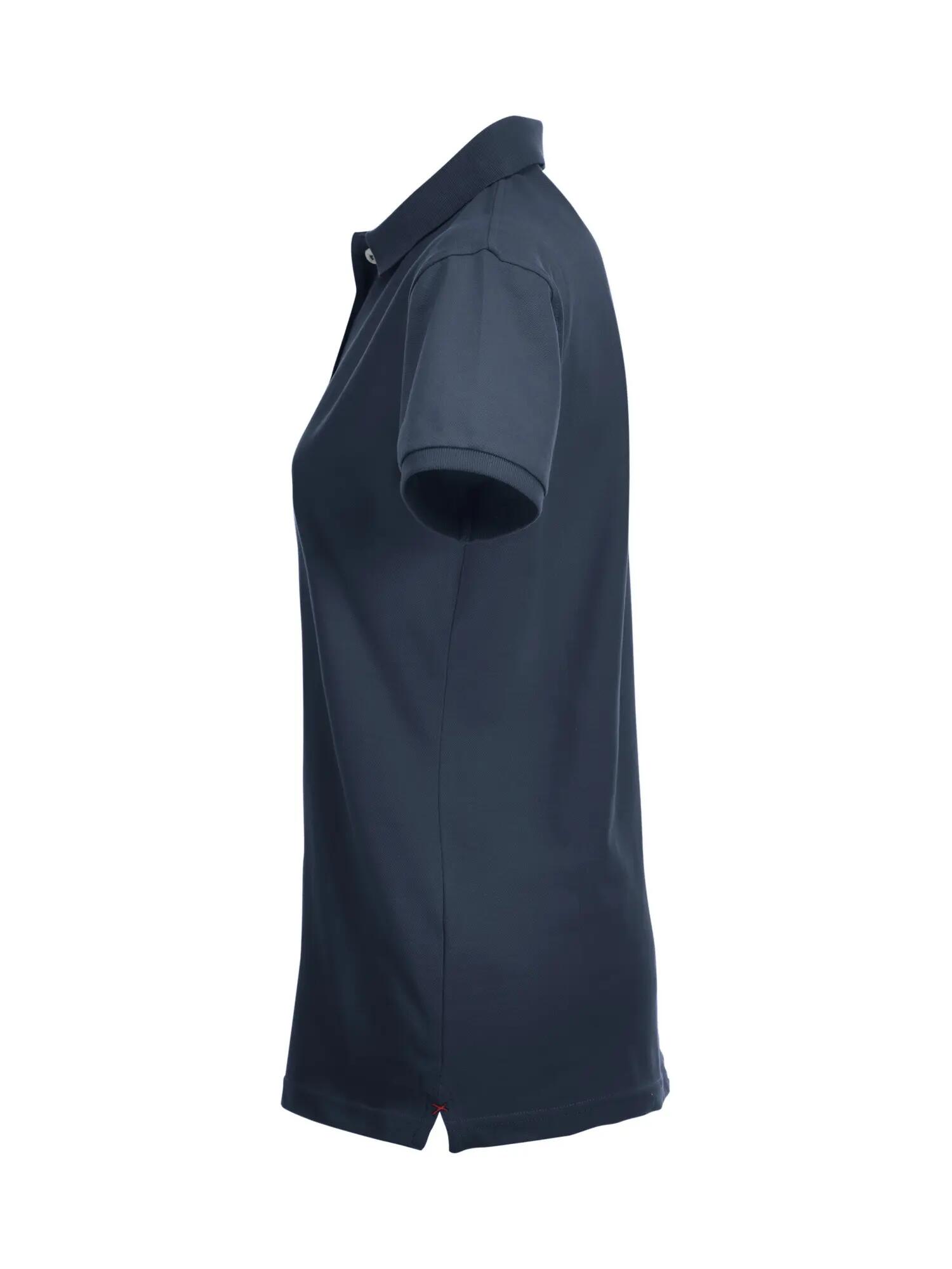 clique Stretch Premium Polo Women — goede stretch, parelknopen – dark navy 3/4