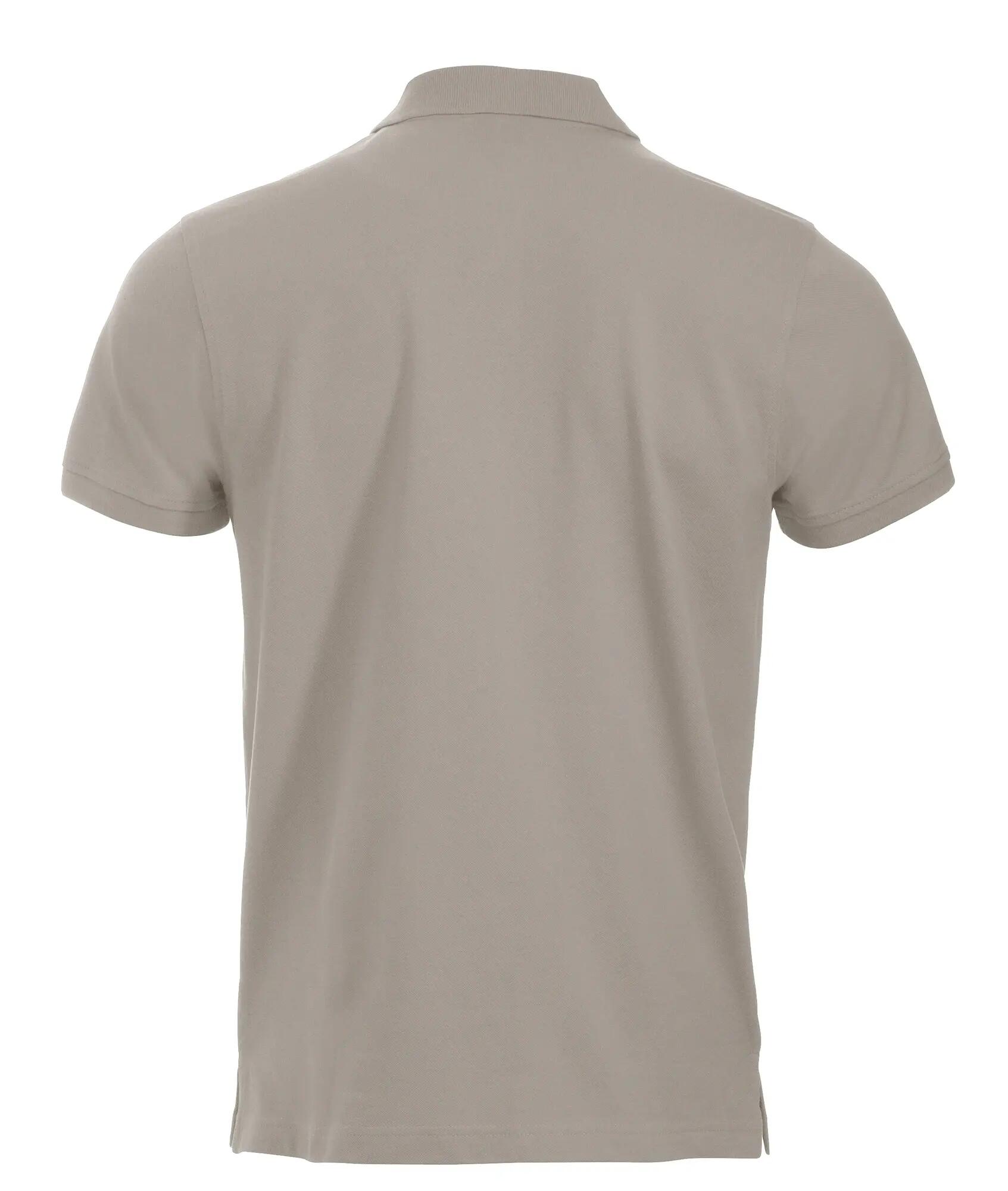 clique Classic Lincoln S/S polo homem em algodão, corte moderno – silver 2/4