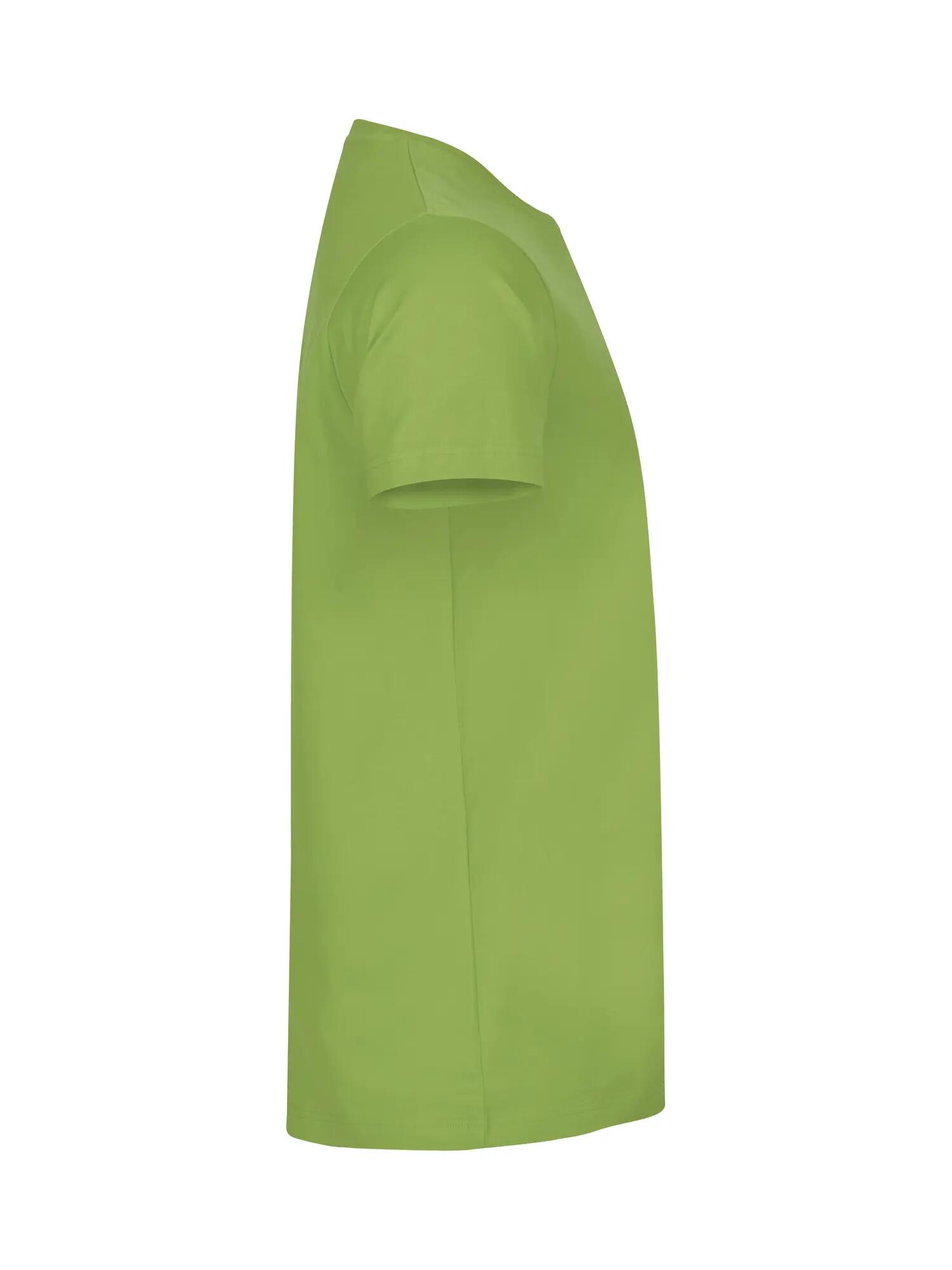 clique Basic-T Heren T-shirt iets aansluitende pasvorm – light green 3/5