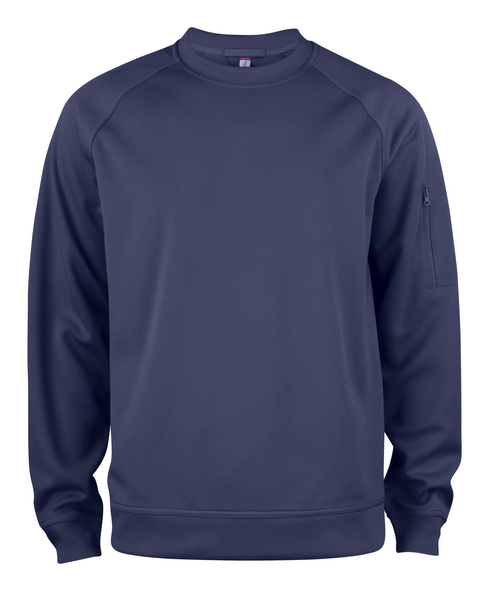 clique Basic Active Roundneck – dark navy 1/4