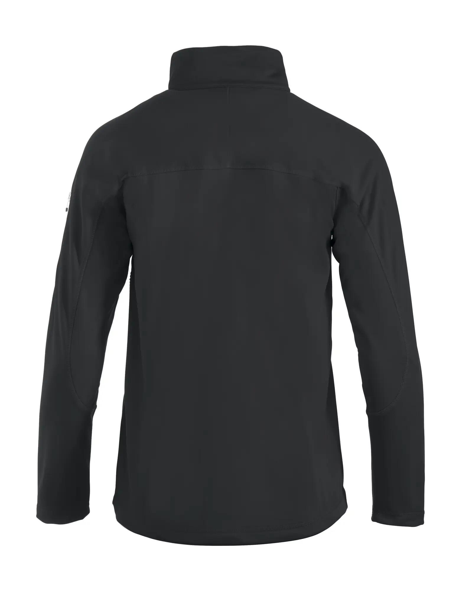 clique Ducan casaco unisexo com fecho, interior escovado – black 2/4