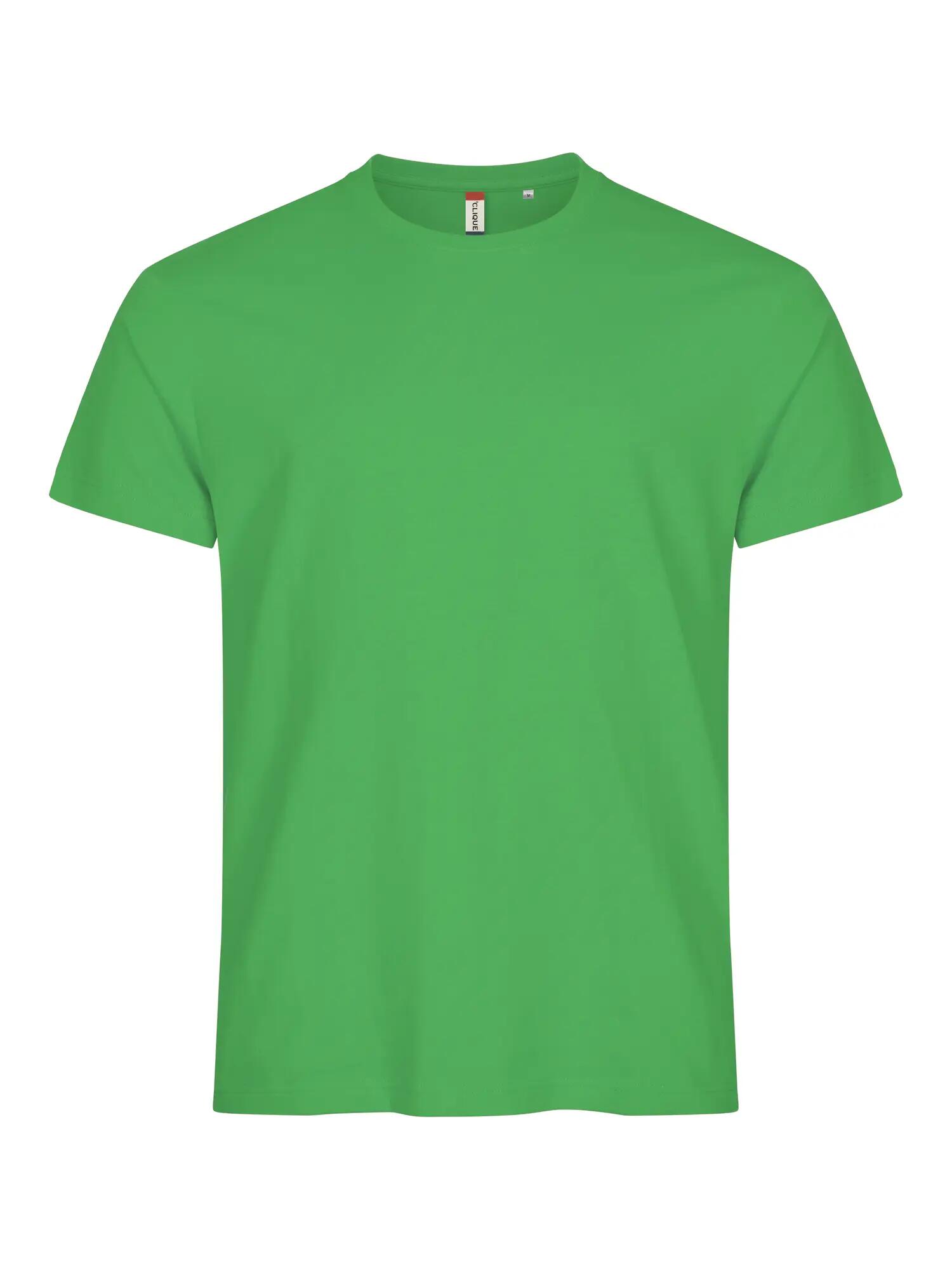 clique Basic-T T-shirt homem corte justo apple green 1/5