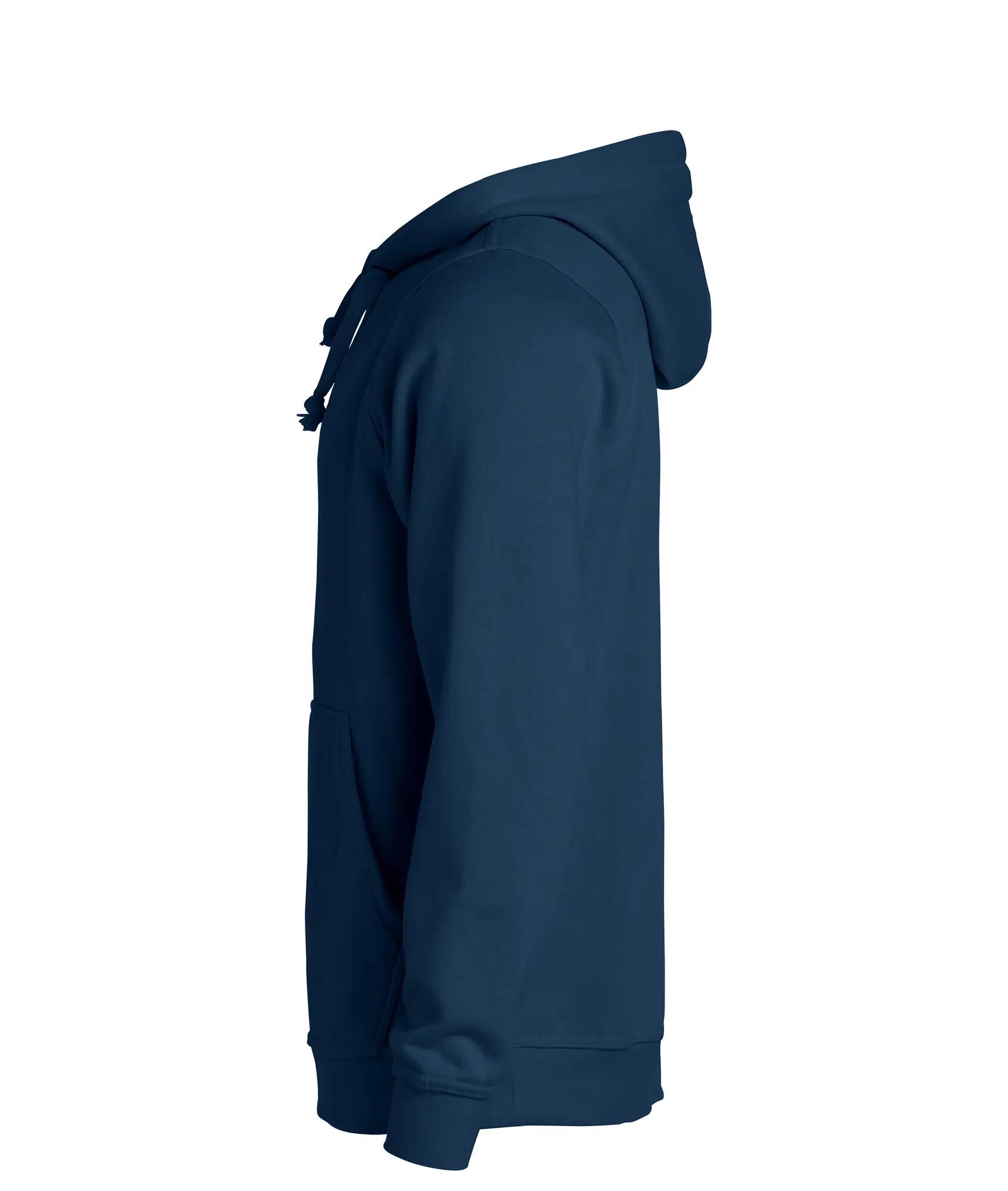 clique Basic Hoody — solidna bluza z kapturem – dark navy 3/4