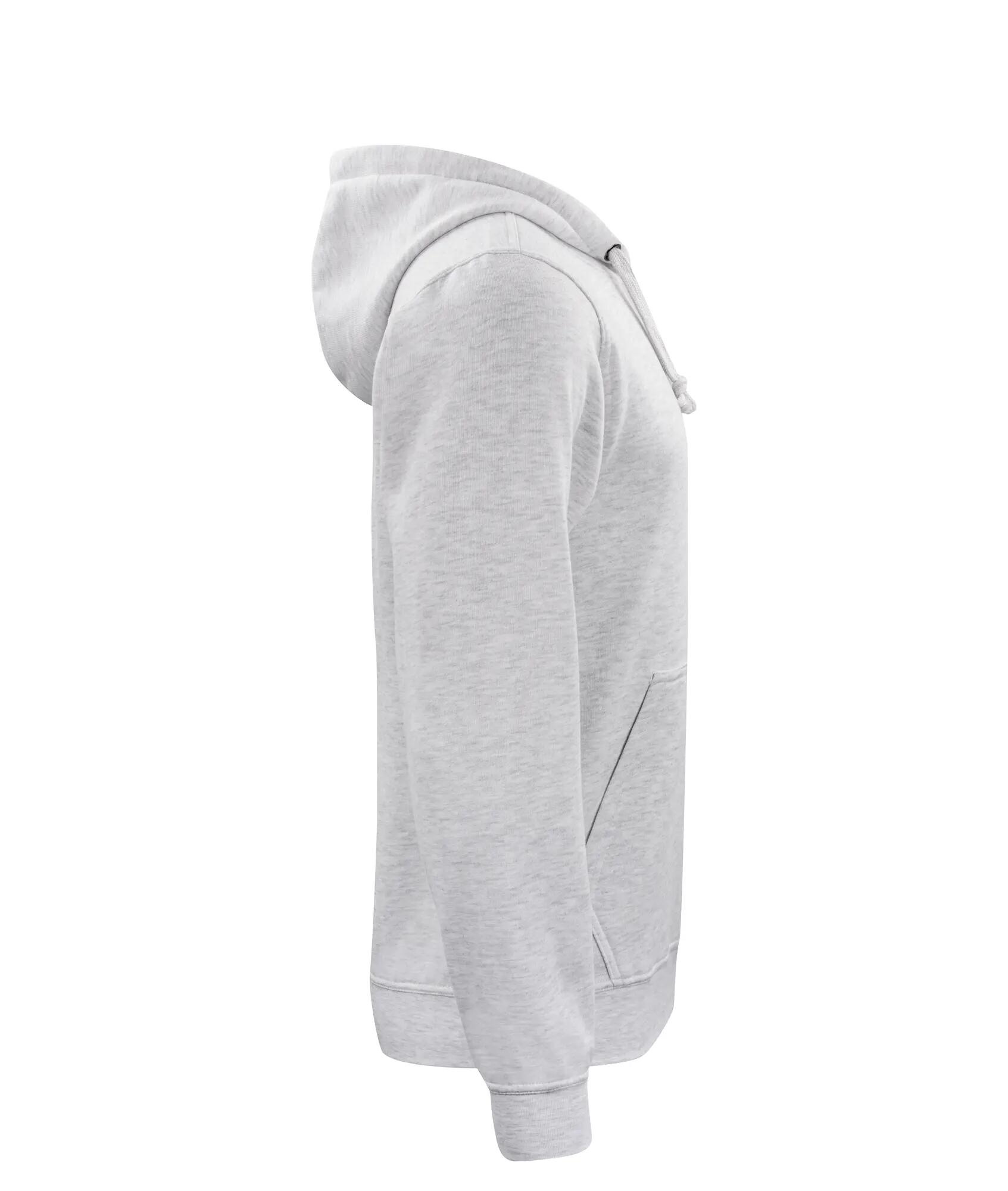 clique Basic Hoody Sweat com capuz unisexo, tecido resistente – ash 4/4
