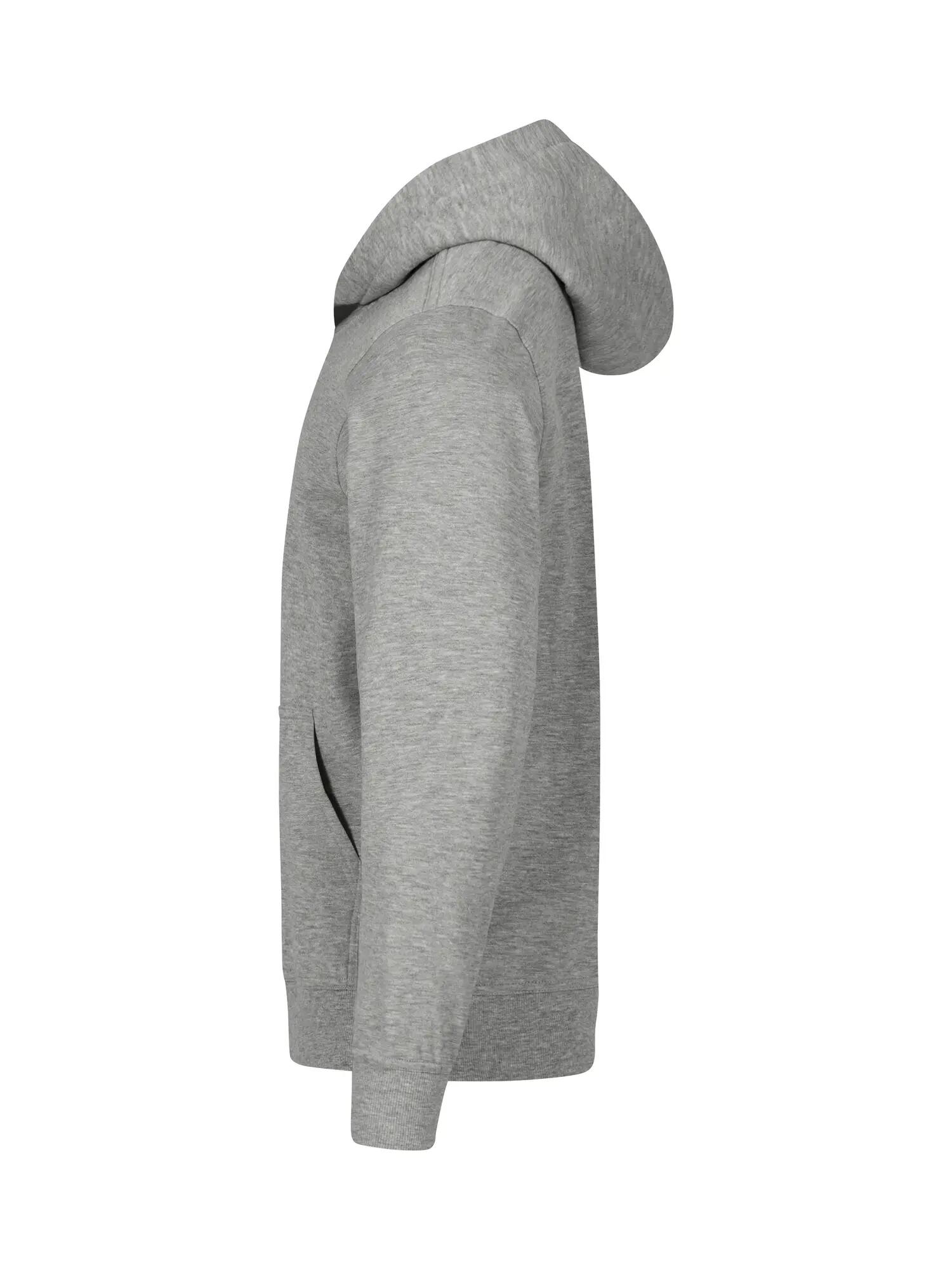 clique Miami Hoody Junior em algodão e poliéster reciclado – Grey Melange 4/4