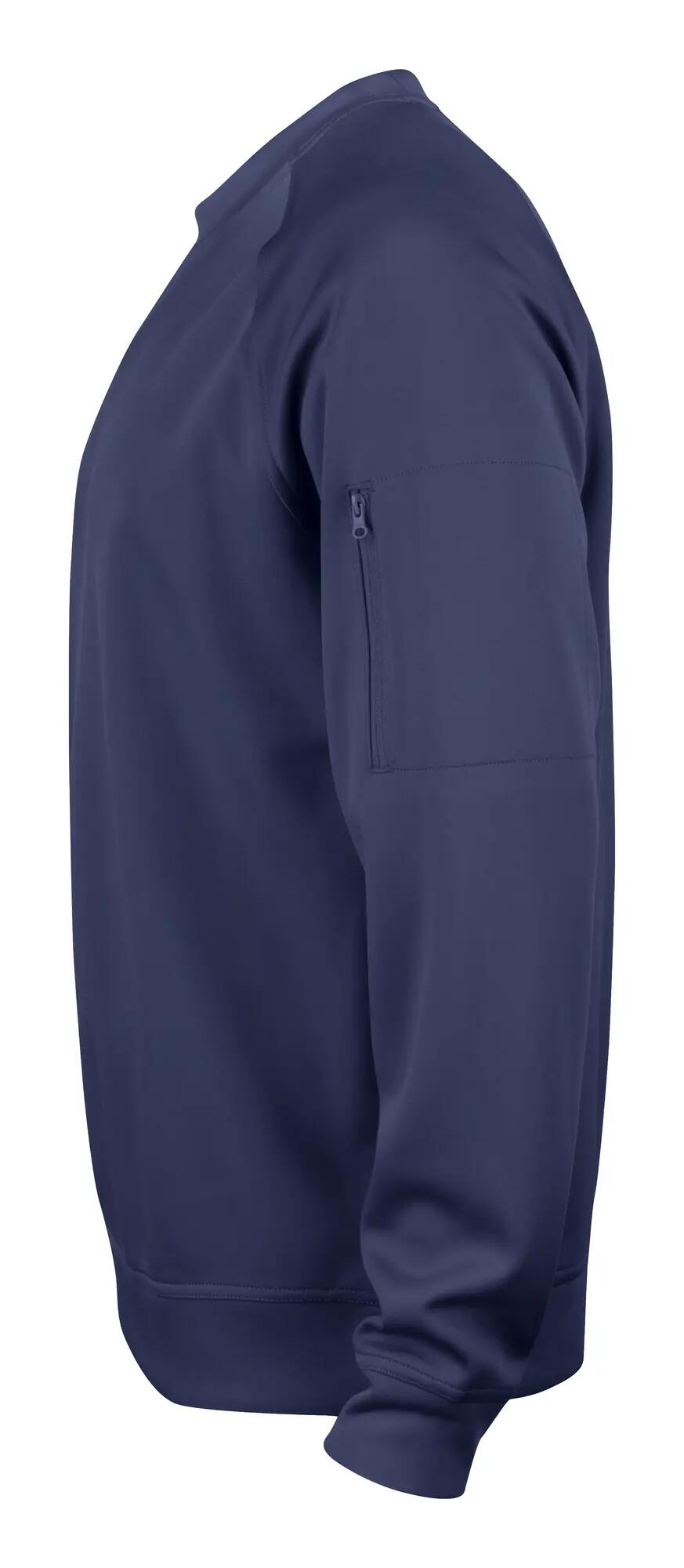 clique Basic Active Roundneck – dark navy 3/4