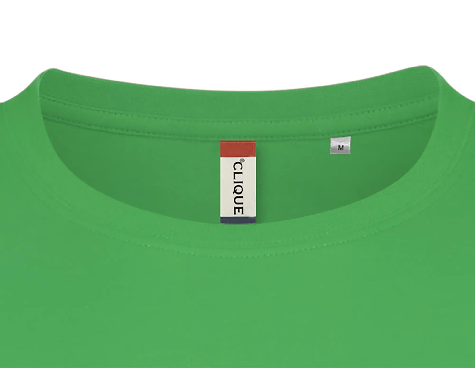 clique Basic-T T-shirt homem corte justo apple green 5/5