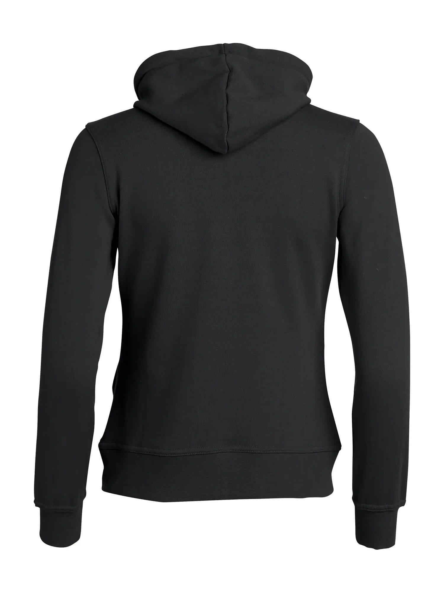 clique Basic Hoody Full Zip Women – sweat com capuz preta – black 2/4